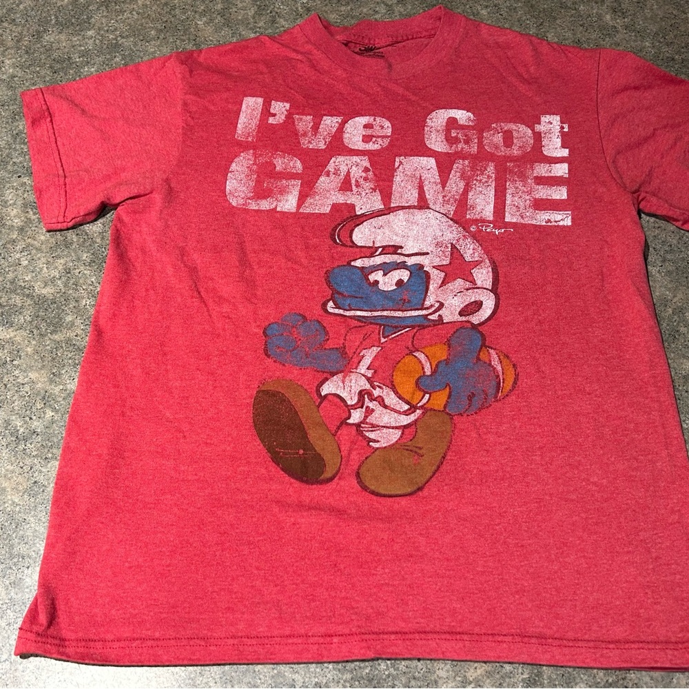 Vintage Smurfs Graphic T-Shirt Hefty Smurf Sports Men’s Size M old